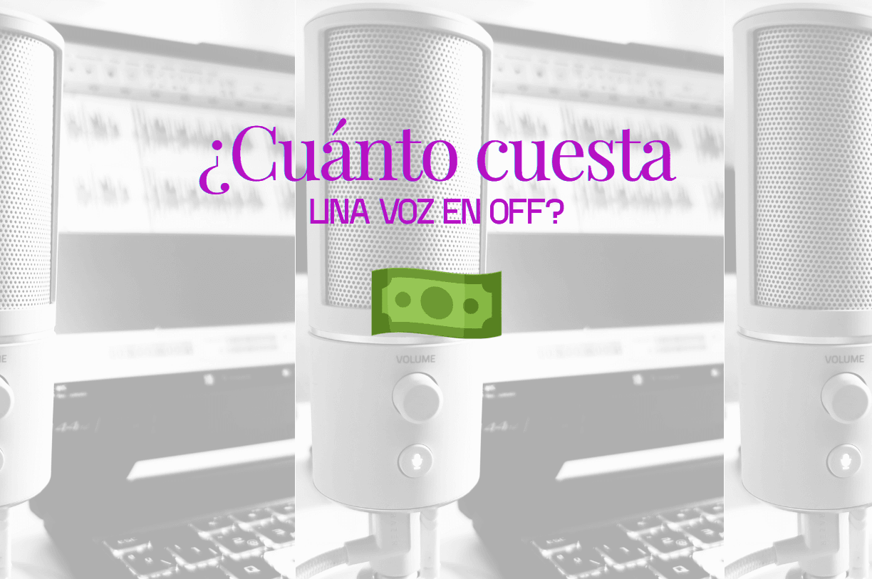 Cuánto cuesta una voz en off en España en 2026